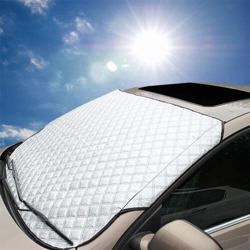 Car Sunshade Car Windshield Sunshade Dust Cover Automobiles Rain Ice Snow Protector Anti Heat Front Window SUV Auto Cover New