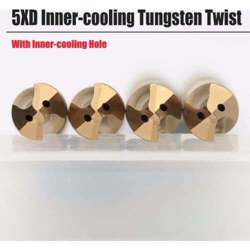 CED 7.1-8mm Hard Metal Drill Bit for Steel Carbide Tungsten 5D Twist Titanium Drill Bits Micro Milling Cutters Hole CNC Tool Set