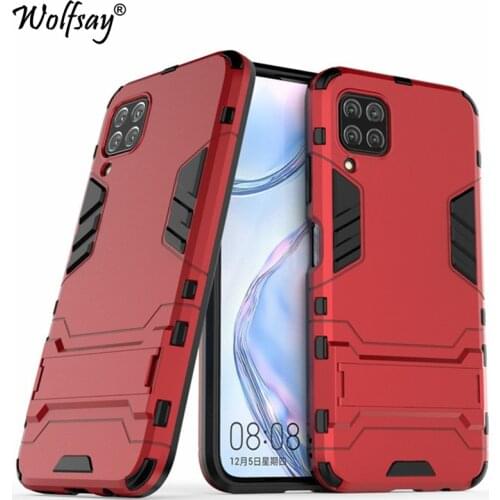 For Huawei P40 Lite Case Shockproof Armor PC Cover For Huawei P40 Lite Holder Hard Back Phone Case Bumper For Huawei P40 Lite