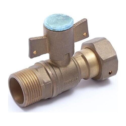 OEM NPT BSP ISO228 1/2"x16mm 1/2"x20mm Thread forging brass water meter non return valve