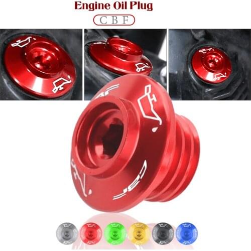 Motorcycle CNC Engine Plug Cover Caps Screws Filter Oil Bolt for Honda CBF600 CBF1000 CBF650 CBF 600 1000 650