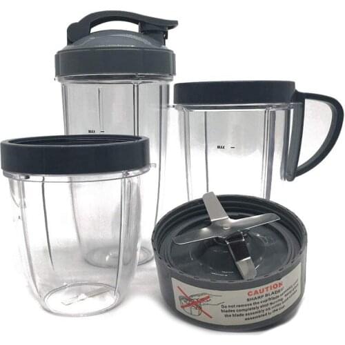Cup and Blade Set for Nutri Replacement High-Speed Blender Mixer System for Replacement Parts and Accessories with NutriBullet