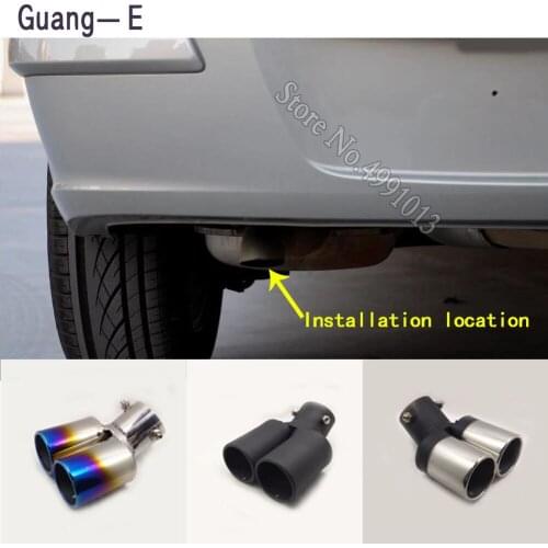 Car stickers cover muffler exterior back end pipe dedicate exhaust tip tail outlet ornament 1pcs For OPEL Astra 2007-2015 2016