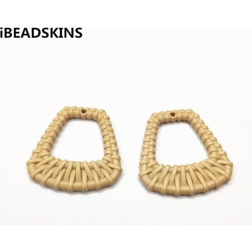 New arrival! 45x44mm 100pcs acrylic Imitation weaving Trapezoid charm for earrings accessories,Earring parts,jewelry making DIY