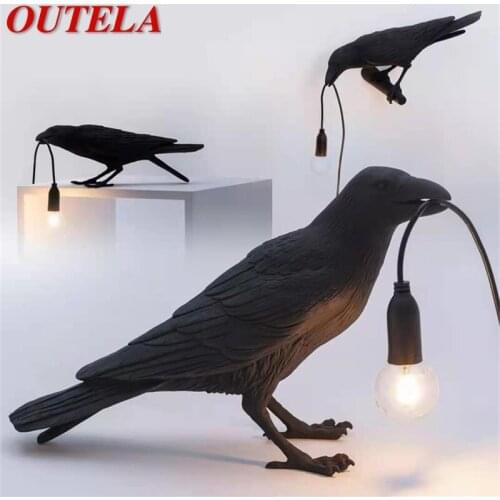 OUTELA Wall Sconces Lamps Contemporary Creative Lucky Bird LED Light Decorative For Home