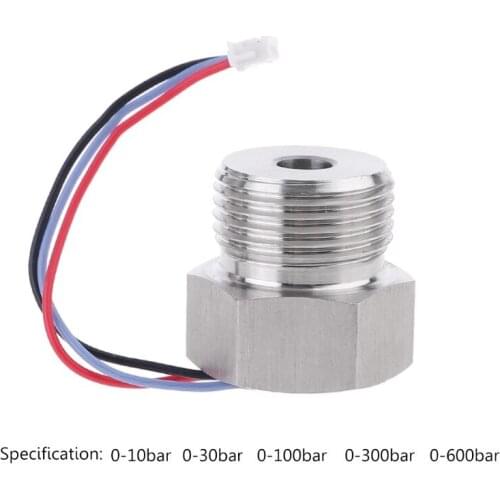G1/2 Flat Mode Pressure Transmitter 0-10/30/100/300/600bar Input 5V output 0.5~4.5V DC Film Transducer Sensor
