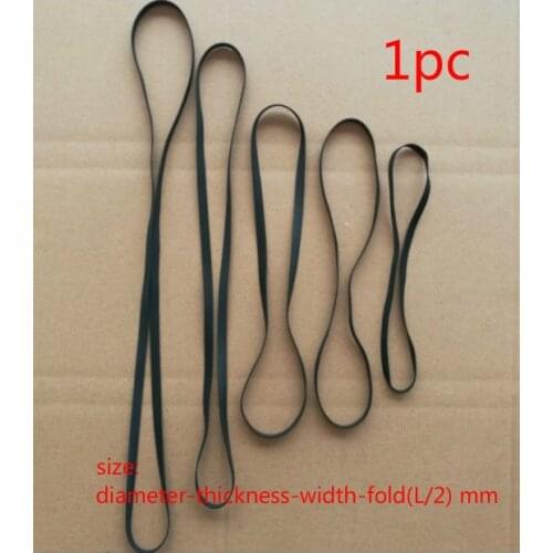 1pc 4mm/5mm width transmission rubber drive belt for walkman repeater cassette deck counter audio tape recorder
