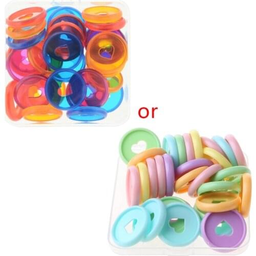 Mushroom Hole Binding Buckle 28mm Love Heart Discbound Discs Ring Suitable for Loose Leaf Notepad
