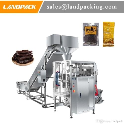 Dried Beef Vertical Form Fill Seal Machine Beef Jerky Packaging Machine Biltong Packaging Device