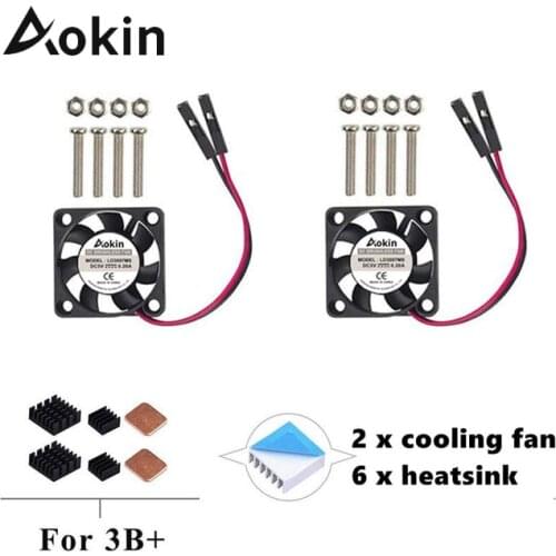 Raspberry Pi Cooling Fan 30x30x7mm DC 5V Brushless Cooling Fan Raspberry Pi Heatsink Model B 3B+ Pi 3