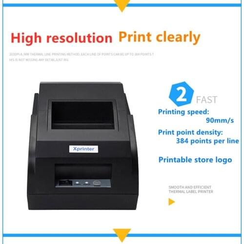 Xprinter 58mm Bluetooth Receipt Printer Thermal Pos Printers For iOS Android Mobile Phone USB Bluetooth Port For Store