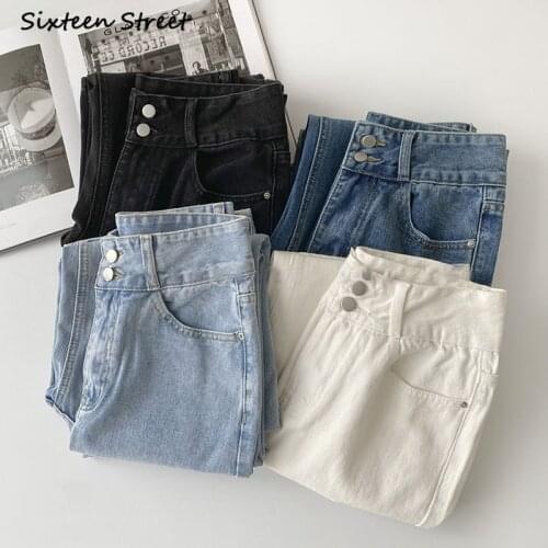 High Waisted Jeans for Women Korean Style Black Wide Leg Y2k Pants Women Denim Baggy Boyfriend Jeans Clothes High Quality 2021