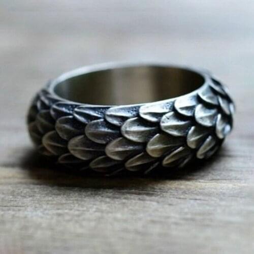 1pcs Viking Ring Norse Viking Dragon Scales Ring Scandinavian Norse Jewelry Viking Scale Ringring Jewelry