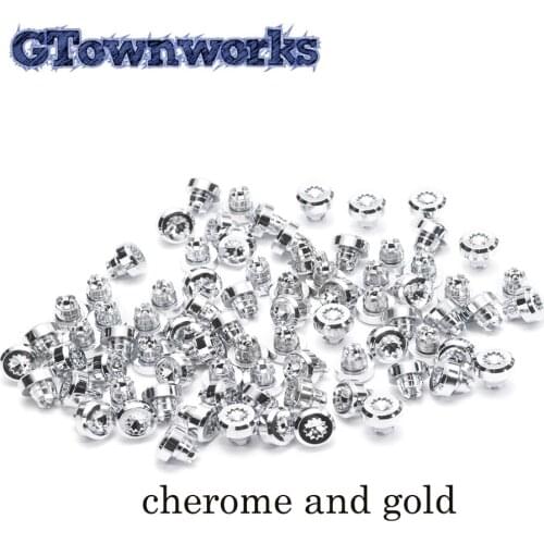 100pcsx12mm Universal Wheel Rim Lip Rivets Nuts Air Valve Stem Caps Decoration Replacement Alloy Studs Screw Bolt Tires J2 D-002