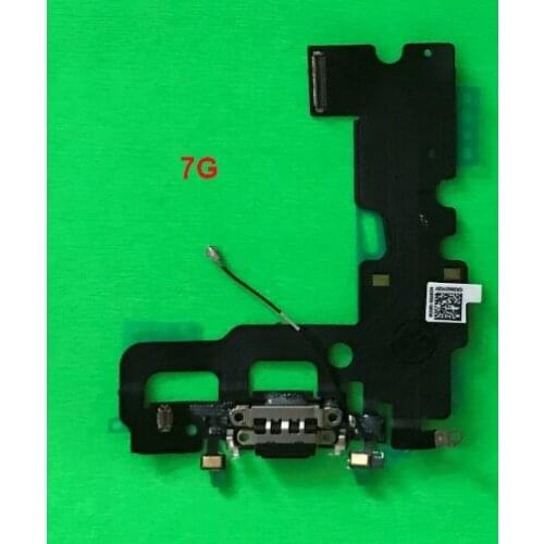 100pcs/lot For iPhone 7 7G Plus Charger Charging Port Dock USB Connector Flex Cable Headphone Audio Jack Ribbon