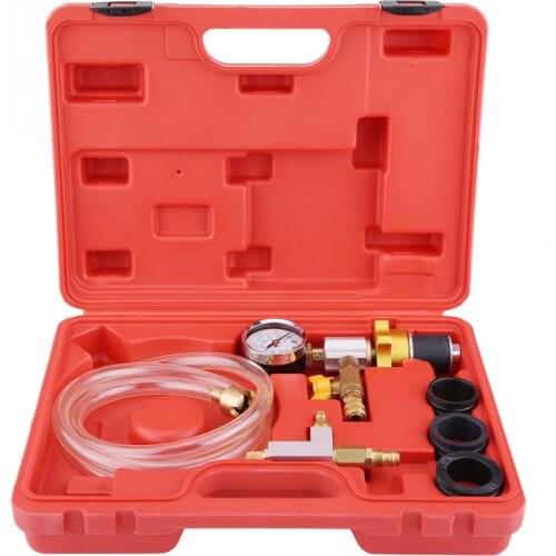 New 6Pcs car Vacuum Testing Tool Auto Brake Bleeder Vacuum Pump Vacuum Tester Brake Bleeding Tool Kit