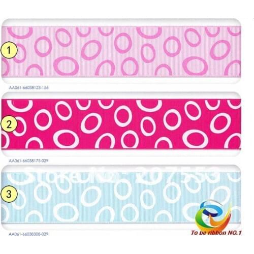 Brand New 1-1/2" Special Dots Grosgrain Ribbon WY-070-2 ~ 1 color Semicircle Free Shipping