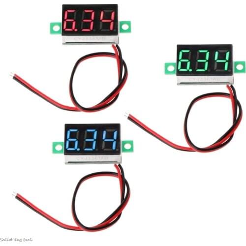 LCD Digital Voltmeter Voltimetro Red LED Amp Volt Meter Gauge Voltage Meter DC 2.50 to 32.0V
