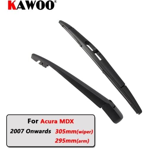 KAWOO Car Rear Wiper Blades Back Window Wipers Arm For Acura MDX Hatchback (2007-) 305mm Auto Windscreen Blade Accessories