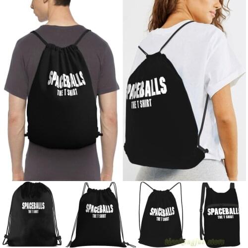Spaceballs Branded Items Women Drawstring Sackpack Gym Bags Men Outdoor Travel Backpacks For Training Fitness Swimming Bag