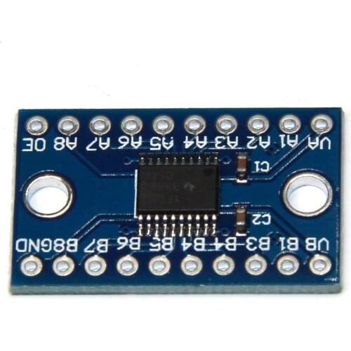 Smart Electronics 3.3V 5V TXS0108E 8 Channel Logic Level Converter Convert TTL Bi-directional Mutual Convert