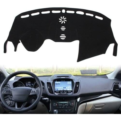 Car Dash Mat Dashboard Cover Dashmat For Ford Escape Kuga 2013-2019 LHD