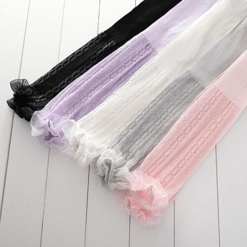 Summer Tights for Newborns Girls Cotton Mesh Children Tights Baby Girl 1 Year Baby Clothes Accessories Princess Style