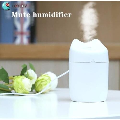 Mini Ultrasonic Air Humidifier Aroma Essential Oil Diffuser Portable For Home Car USB Fogger Mist Maker with LED Night Lamp New