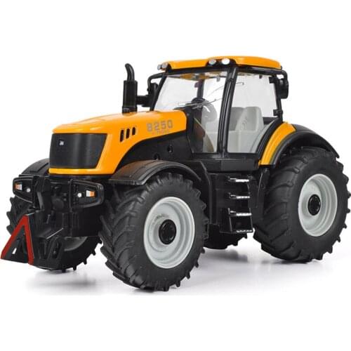 1:32 Alloy Car Model Farm Tractor Metal Diecast Toys Vehicle Collection Simulation Sound Light Car Decoration Kids Car Gifts Boy