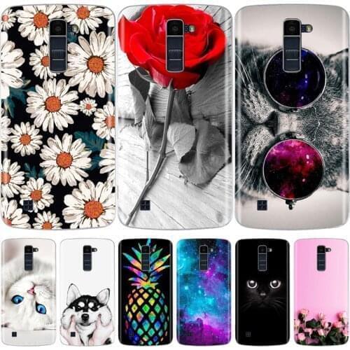 Soft Silicone Case For LG K7 X210 X210DS EU Version Cover Soft TPU Cute Cartoon Back Cover Case For LG K7 K 7 Cases Bumper Coque