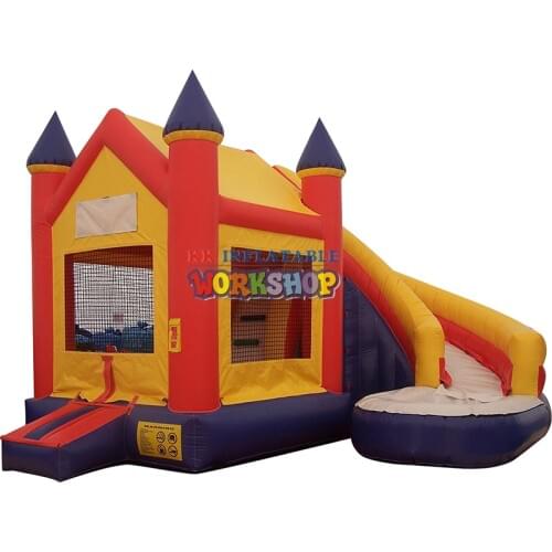 5 in 1 game pvc inflatable castle water slide bouncer module combo for teenagers