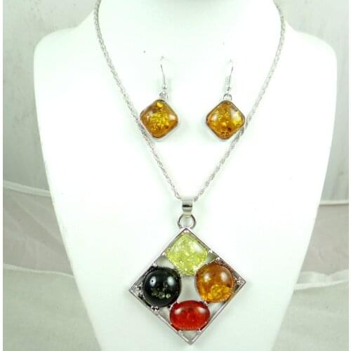 Natural stone Turquoises Quartz Crystal Opal ambers Pendant for diy Jewelry making earring necklace Accessories