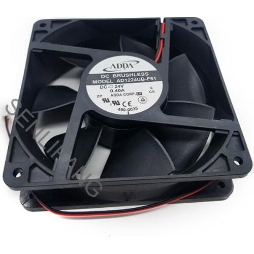 NEW for AD1224UB-F51 double ball 4-wire cooling fan 12038 24V 0.40A