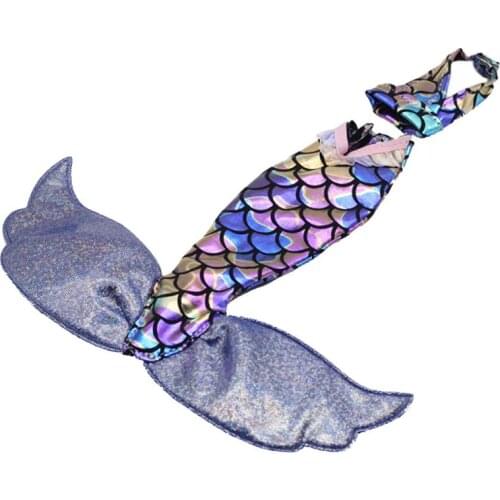 One Set Doll Cosplay Clothing Similar Fairy Tale Mermaid Tail Wedding Dress Gown Party Outfit For Barbie Doll DIY Gift