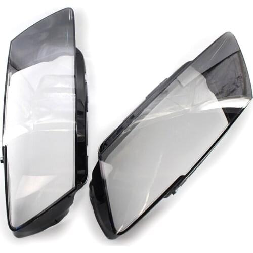 Pair of Headlight Lens Cover Fit For Audi Q5 2013-2017 2014 2015 2016