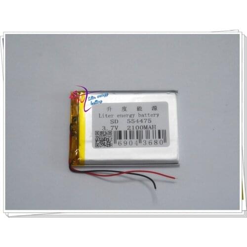 Tablet PC supply polymer lithium battery 554475PL/2100mAh, Bo Italian special lithium battery , 3.7V
