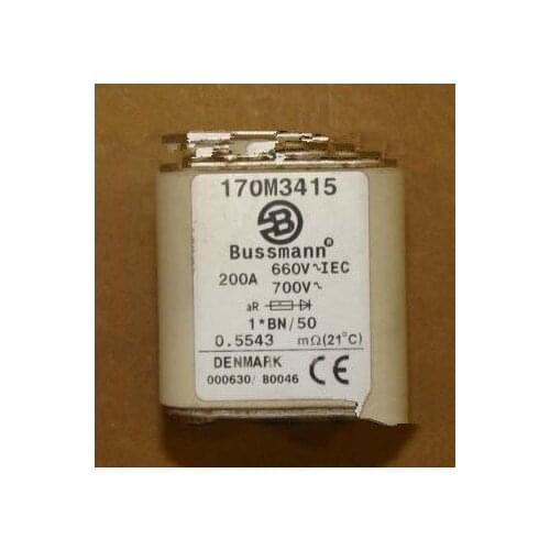 Fuses: 170M3514 160A 690V / 170M3515 200A / 170M3516 250A / 170M3517 315A 690V aR