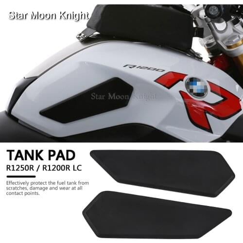 Motorcycle Tankpad anti-slip tank Pad protection stickers SIDE TANK PADS Traction Pad For BMW R 1250 R R1250R R 1200 R LC R1200R