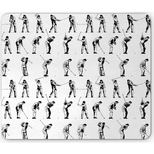 Computer Rectangle Padding Rubber Creative Personality Simple Pattern Blac Non-Slip Mouse Pad For Macbook Xiaomi Lenovo