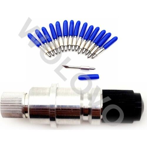 15pcs Graphtec CB15 60 degree Cutting Plotter Knife CB15U Vinyl Cutter Blade+Blade Holder