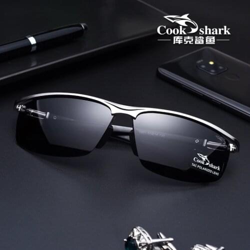 Cook Sharks new polarized sunglasses mens glasses hipster sunglasses mens drivers drive UV protection