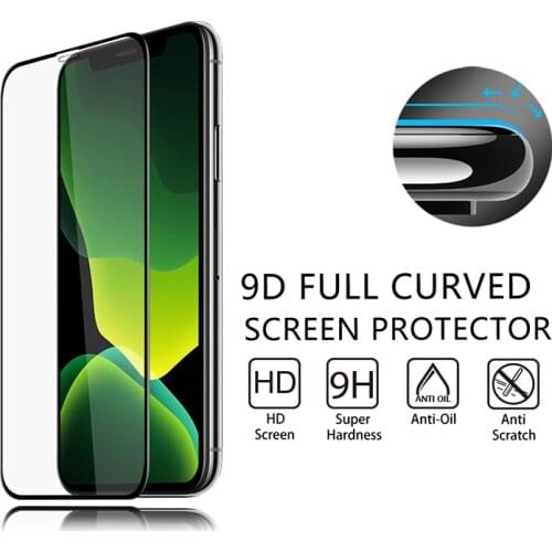 Full Cover Glass on the For iPhone X XS Max XR 12 Tempered Glass For iPhone 11 Pro Max 12 Pro Max Screen Protector