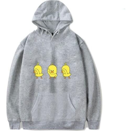 Yellow Duck Hoodies Women Men Cute Fashion Hoodies Popular Rubber Duck Cartoon Print Sweatshirts Boy Girl Casual Autumn Clothes