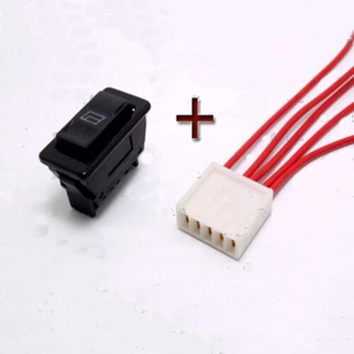 1set With red light car window regulator switch power window switch window refit switch