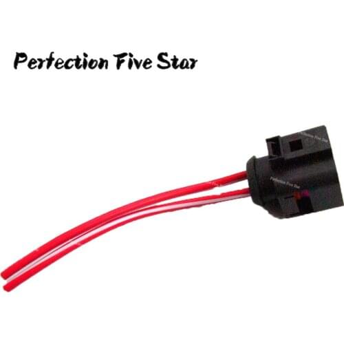 1J0973752 For VolksWagen Jetta Golf Beetle Passat Phaeton For Audi A3 2004-2016 A4 A6 S6 Pump 2 Pin Plug Pigtail Connector