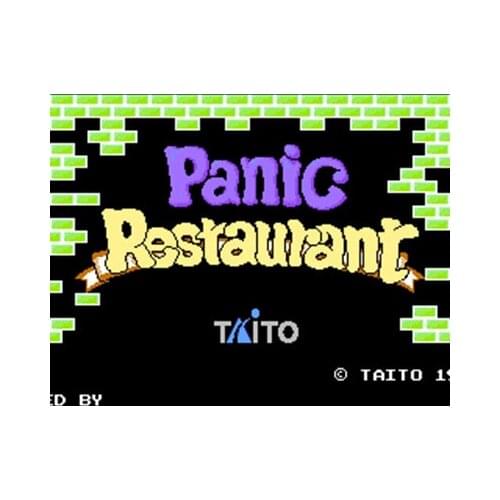 Big Sale Panic Restaurant Region Free 8 Bit Game Card For 72 Pin Video Game Player