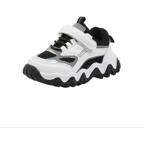 Childrens shoes spring and autumn fashion trend light mesh breathable comfortable boys' casual shoes girls' running shoes