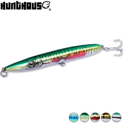 Hunthouse Don Blone Pencil Floating Fishing Lure 190mm 32g lw501 Bluefish Fishing Tackle Long Casting Seawater Hard Bait Lures