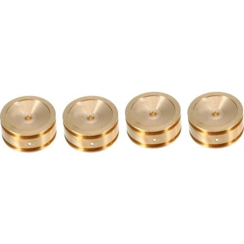 Brass Counterweight Wheel Hub Wheel Rim Hex Adapter for 1/24 Axial SCX24 AXI90081 AXI00001 AXI00002 RC Car