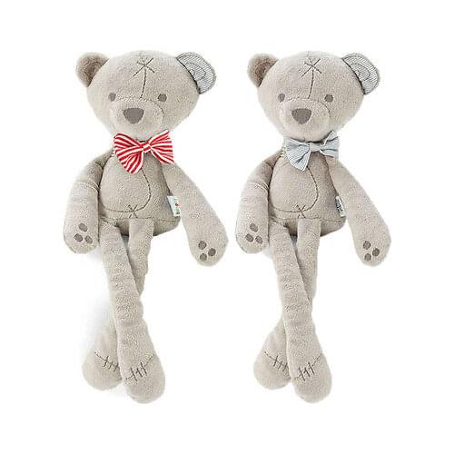 Hot Cute Newest Soft Long Feet Bear Plush Toy Animal Bowtie Bear Stuffed Baby Kids Toddlers Doll